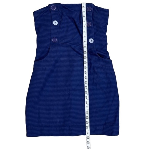 Lilly Pulitzer Women’s Vanna Strapless Mini Dress Nautical Navy Blue Size 4 - Picture 14 of 16